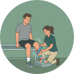 Swelling and bruising